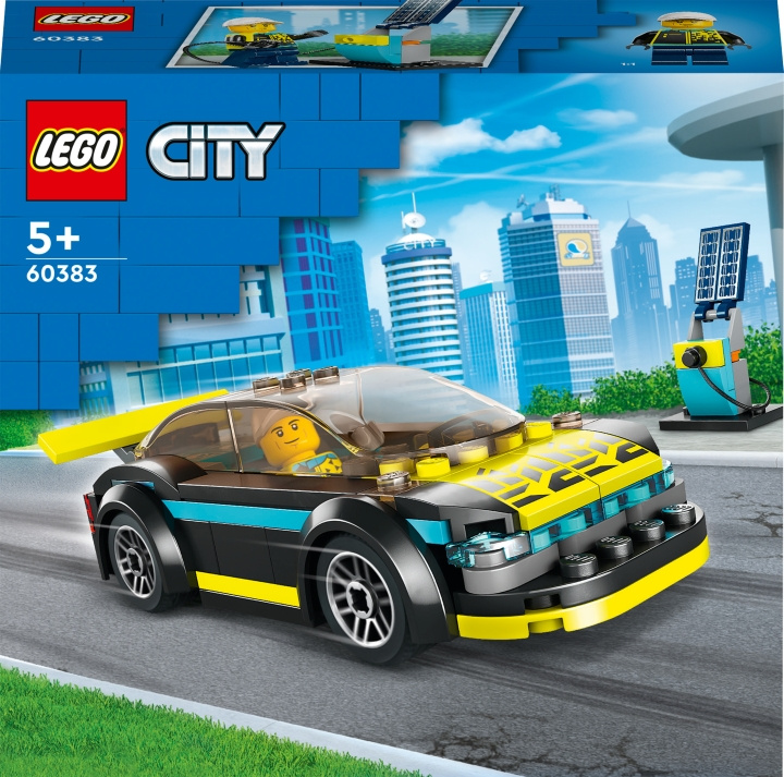 LEGO City Great Vehicles 60383 - Electric Sports Car i gruppen LEGETØJ, BØRN & BABY / Legetøj / Bygge legesager / Lego hos TP E-commerce Nordic AB (C32768)