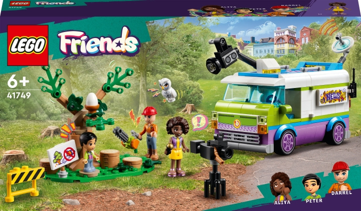 LEGO Friends 41749 - Nyhetsbil i gruppen LEGETØJ, BØRN & BABY / Legetøj / Bygge legesager / Lego hos TP E-commerce Nordic AB (C32791)