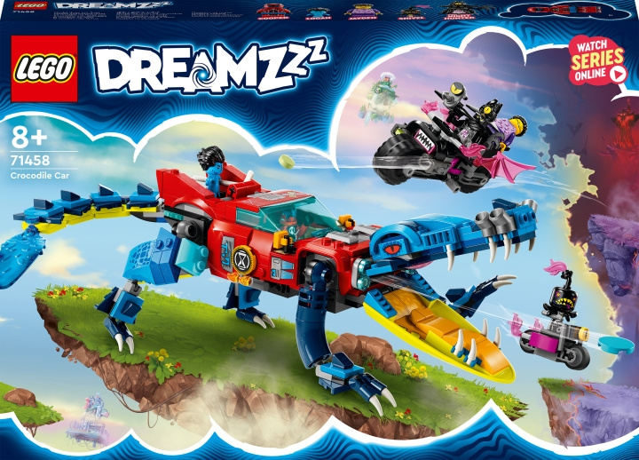 LEGO DREAMZzz 71458 - Crocodile Car i gruppen LEGETØJ, BØRN & BABY / Legetøj / Bygge legesager / Lego hos TP E-commerce Nordic AB (C32812)
