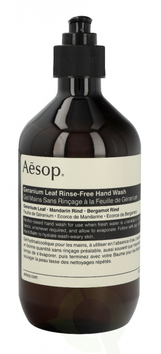 Aesop Geranium Leaf Rinse-Free Hand Wash carton @ 1 piece x 500 ml i gruppen SKØNHED & HELSE / Hudpleje / Kropspleje / Duft sæbe hos TP E-commerce Nordic AB (C33005)