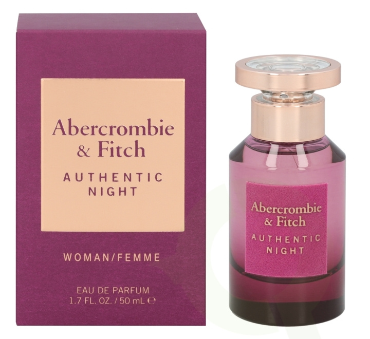 Abercrombie & Fitch Authentic Night Women Edp Spray carton @ 1 bottle x 50 ml i gruppen SKØNHED & HELSE / Duft & Parfume / Parfume / Parfume til hende hos TP E-commerce Nordic AB (C33051)