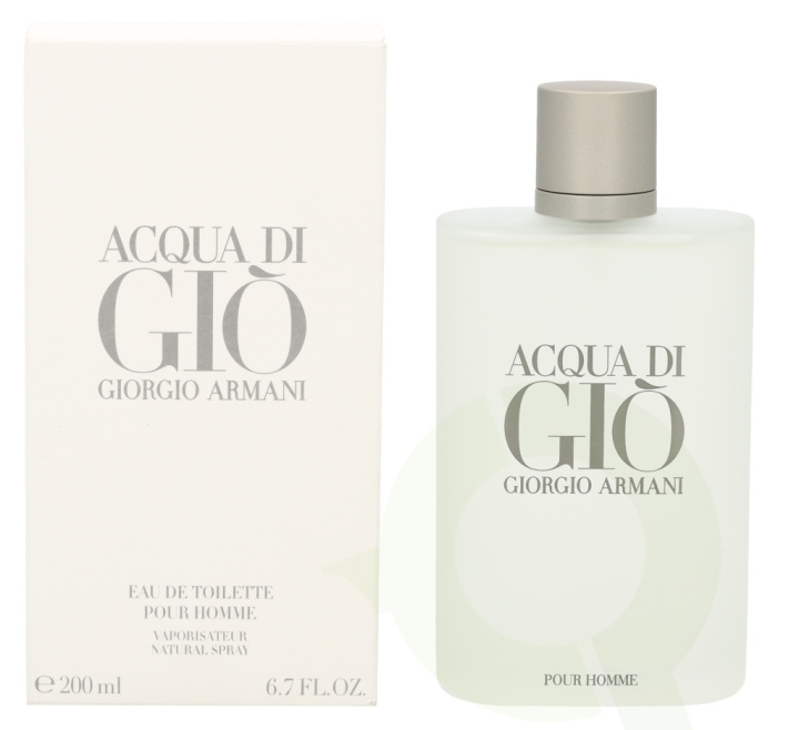 Armani Acqua Di Gio Pour Homme Edt Spray carton @ 1 bottle x 200 ml i gruppen SKØNHED & HELSE / Duft & Parfume / Parfume / Parfume til ham hos TP E-commerce Nordic AB (C33094)
