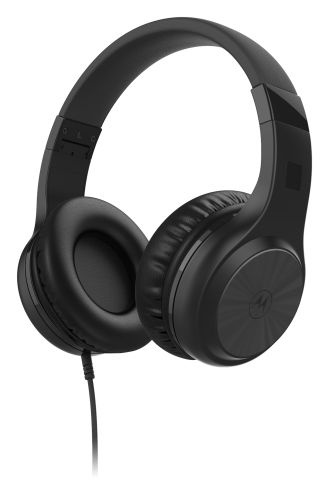 motorola Moto XT 120 Headphone Over-ear wired Black i gruppen HJEMMEELEKTRONIK / Lyd & billede / Hovedtelefoner & Tilbehør / Hovedtelefoner hos TP E-commerce Nordic AB (C33176)