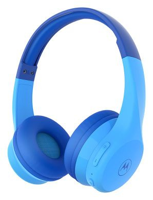 motorola Moto JR300 Headphone Kids BT wireless Blue i gruppen HJEMMEELEKTRONIK / Lyd & billede / Hovedtelefoner & Tilbehør / Hovedtelefoner hos TP E-commerce Nordic AB (C33180)