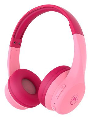 motorola Moto JR300 Headphone Kids BT wireless Pink i gruppen HJEMMEELEKTRONIK / Lyd & billede / Hovedtelefoner & Tilbehør / Hovedtelefoner hos TP E-commerce Nordic AB (C33181)