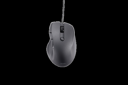 Deltaco Silent Wired Office mouse 5 buttons, 600-1200 DPI, black i gruppen COMPUTERTILBEHØR / Mus og tastatur / Mus / Med ledning hos TP E-commerce Nordic AB (C33234)