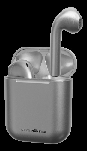 gadgetmonster TWS, silver i gruppen HJEMMEELEKTRONIK / Lyd & billede / Hovedtelefoner & Tilbehør / Hovedtelefoner hos TP E-commerce Nordic AB (C33260)