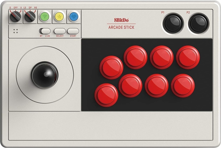 8BitDo Arcade Stick, Switch / PC i gruppen HJEMMEELEKTRONIK / Spilkonsoller og tilbehør / Nintendo Switch / Tilbehør hos TP E-commerce Nordic AB (C33297)