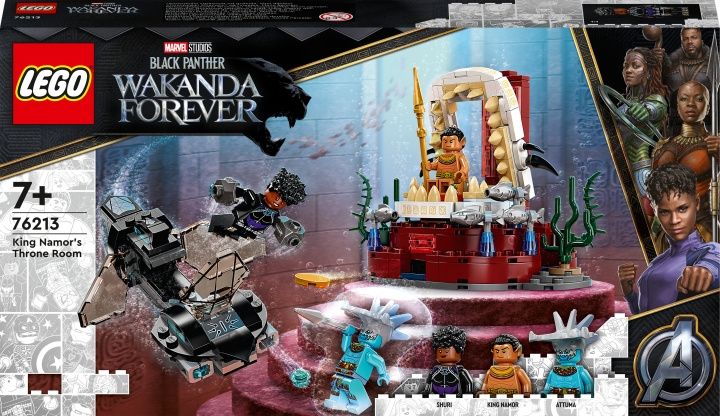 LEGO Marvel Super Heroes 76213 - King Namor’s Throne Room i gruppen LEGETØJ, BØRN & BABY / Legetøj / Bygge legesager / Lego hos TP E-commerce Nordic AB (C33353)