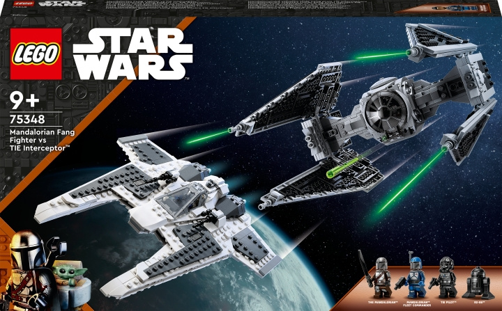 LEGO Star Wars 75348 - Mandalorian Fang Fighter vs TIE Interceptor™ i gruppen LEGETØJ, BØRN & BABY / Legetøj / Bygge legesager / Lego hos TP E-commerce Nordic AB (C33413)