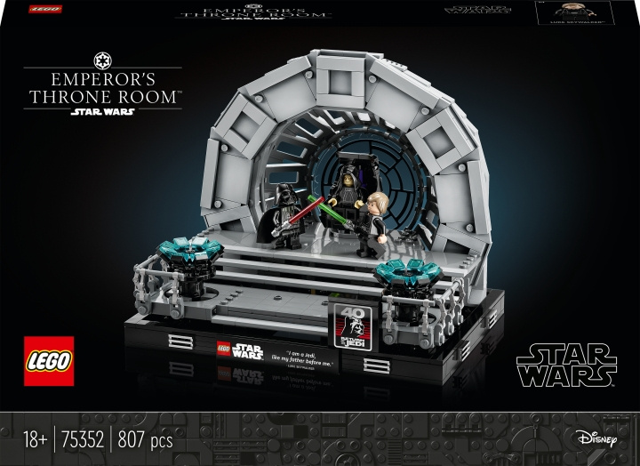 LEGO Star Wars 75352 - Emperor\'s Throne Room™ Diorama i gruppen LEGETØJ, BØRN & BABY / Legetøj / Bygge legesager / Lego hos TP E-commerce Nordic AB (C33414)
