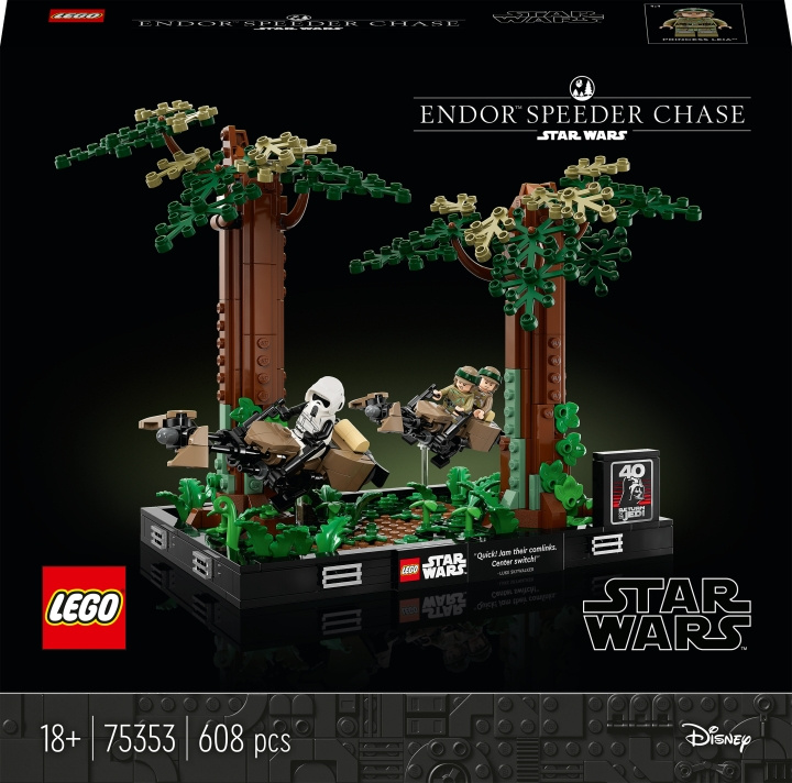 LEGO Star Wars 75353 - Endor™ Speeder Chase Diorama i gruppen LEGETØJ, BØRN & BABY / Legetøj / Bygge legesager / Lego hos TP E-commerce Nordic AB (C33415)