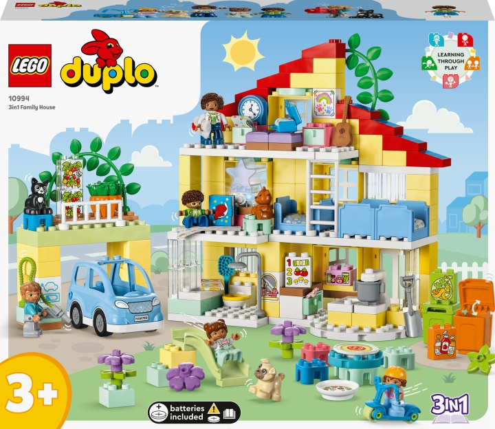 LEGO DUPLO Town 10994 - 3in1 Family House i gruppen LEGETØJ, BØRN & BABY / Legetøj / Bygge legesager / Lego hos TP E-commerce Nordic AB (C33419)