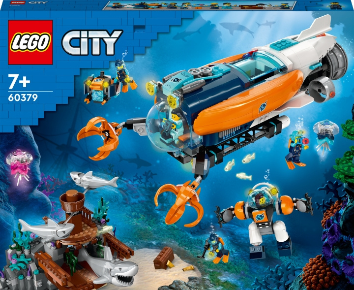LEGO City Exploration 60379 - Deep-Sea Explorer Submarine i gruppen LEGETØJ, BØRN & BABY / Legetøj / Bygge legesager / Lego hos TP E-commerce Nordic AB (C33427)