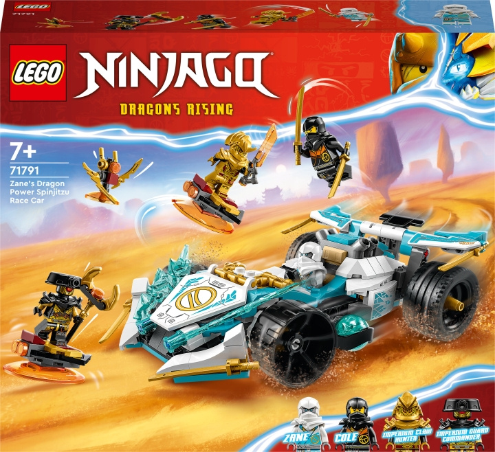 LEGO Ninjago 71791 - Zane’s Dragon Power Spinjitzu Race Car i gruppen LEGETØJ, BØRN & BABY / Legetøj / Bygge legesager / Lego hos TP E-commerce Nordic AB (C33435)