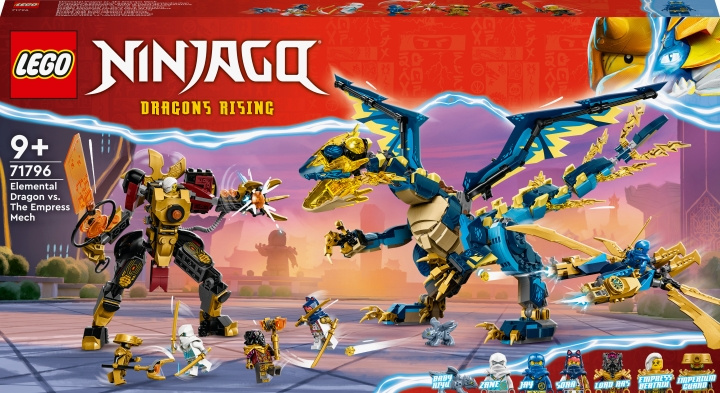 LEGO Ninjago 71796 - Elemental Dragon vs. The Empress Mech i gruppen LEGETØJ, BØRN & BABY / Legetøj / Bygge legesager / Lego hos TP E-commerce Nordic AB (C33439)