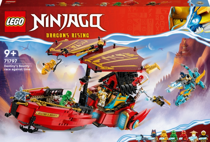 LEGO Ninjago 71797 - Destiny’s Bounty - Race Against Time i gruppen LEGETØJ, BØRN & BABY / Legetøj / Bygge legesager / Lego hos TP E-commerce Nordic AB (C33440)