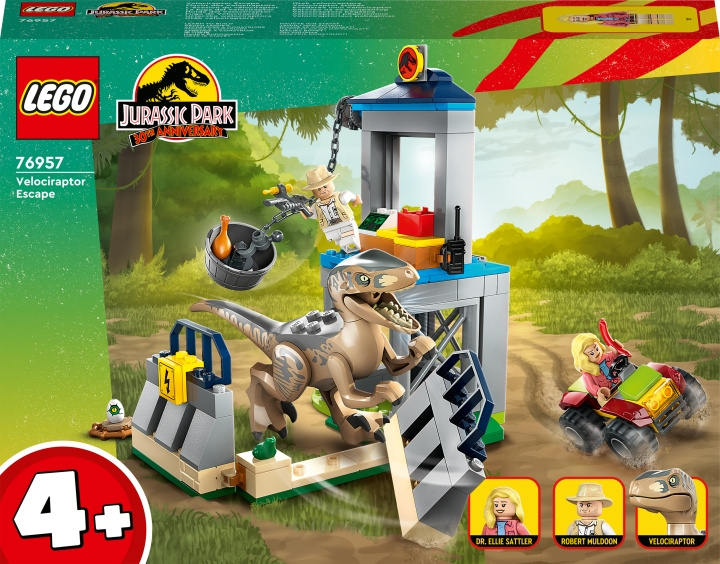 LEGO Jurassic World 76957 - Velociraptor Escape i gruppen LEGETØJ, BØRN & BABY / Legetøj / Bygge legesager / Lego hos TP E-commerce Nordic AB (C33447)