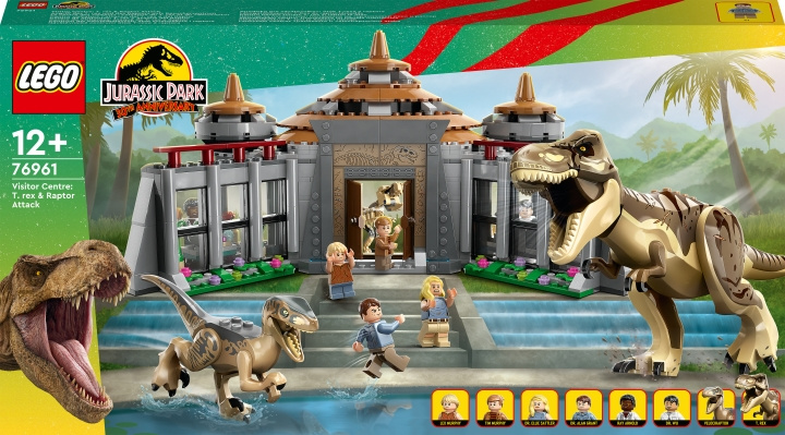 LEGO Jurassic World 76961 - Visitor Center: T. rex & Raptor Attack i gruppen LEGETØJ, BØRN & BABY / Legetøj / Bygge legesager / Lego hos TP E-commerce Nordic AB (C33451)