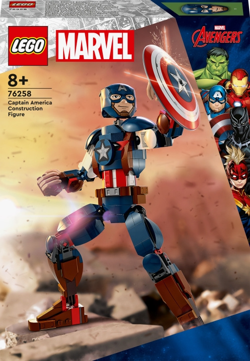 LEGO Super Heroes Marvel 76258 - Captain America Construction Figure i gruppen LEGETØJ, BØRN & BABY / Legetøj / Bygge legesager / Lego hos TP E-commerce Nordic AB (C33455)