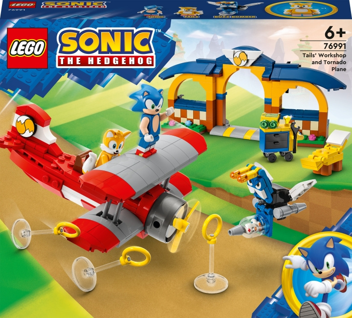 LEGO Sonic the Hedgehog 76991 - Tails\' Workshop and Tornado Plane i gruppen LEGETØJ, BØRN & BABY / Legetøj / Bygge legesager / Lego hos TP E-commerce Nordic AB (C33475)