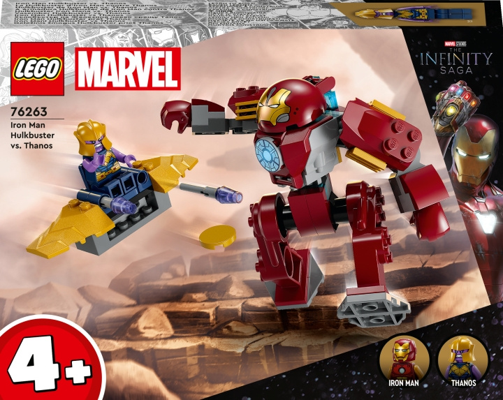 LEGO Super Heroes Marvel 76263 - Iron Man Hulkbuster vs. Thanosv i gruppen LEGETØJ, BØRN & BABY / Legetøj / Bygge legesager / Lego hos TP E-commerce Nordic AB (C33491)