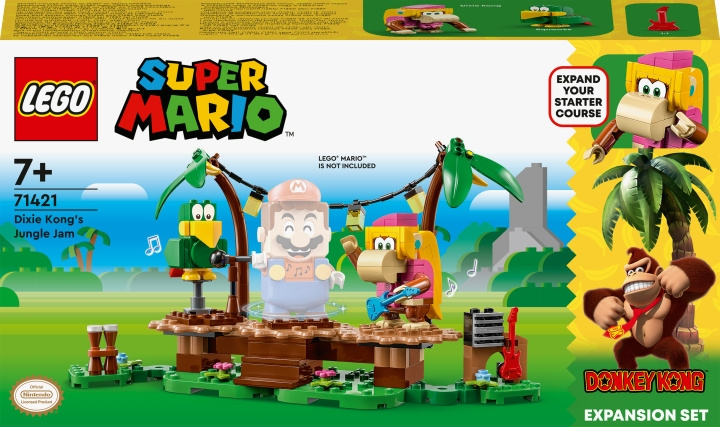 LEGO Super Mario 71421 - Dixie Kong\'s Jungle Jam Expansion Set i gruppen LEGETØJ, BØRN & BABY / Legetøj / Bygge legesager / Lego hos TP E-commerce Nordic AB (C33493)