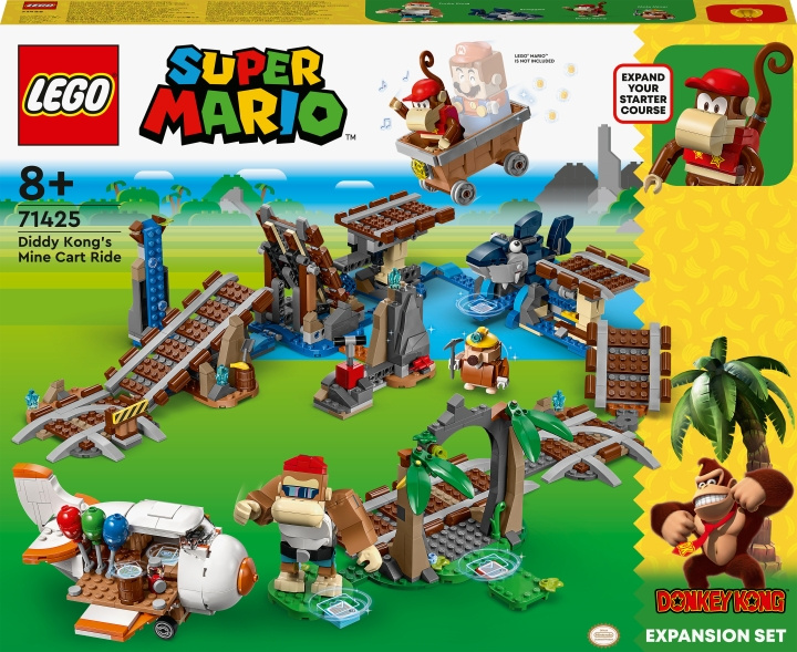 LEGO Super Mario 71425 - Diddy Kong\'s Mine Cart Ride Expansion Set i gruppen LEGETØJ, BØRN & BABY / Legetøj / Bygge legesager / Lego hos TP E-commerce Nordic AB (C33497)