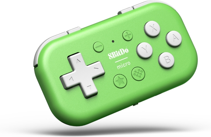 8BitDo Micro Bluetooth Gamepad, Green, Switch / Android / Raspberry Pi i gruppen HJEMMEELEKTRONIK / Spilkonsoller og tilbehør / Nintendo Switch / Tilbehør hos TP E-commerce Nordic AB (C33524)