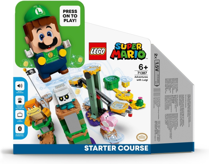 LEGO Super Mario 71387 - Adventures with Luigi Starter Course i gruppen LEGETØJ, BØRN & BABY / Legetøj / Bygge legesager / Lego hos TP E-commerce Nordic AB (C33556)