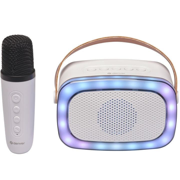 DENVER BTM-610 BT-högtalare med mikrofon och karaoke-funktion i gruppen HJEMMEELEKTRONIK / Lyd & billede / Højttalere & tilbehør / Bluetooth-højttalere / Bærbare højttalere hos TP E-commerce Nordic AB (C33720)