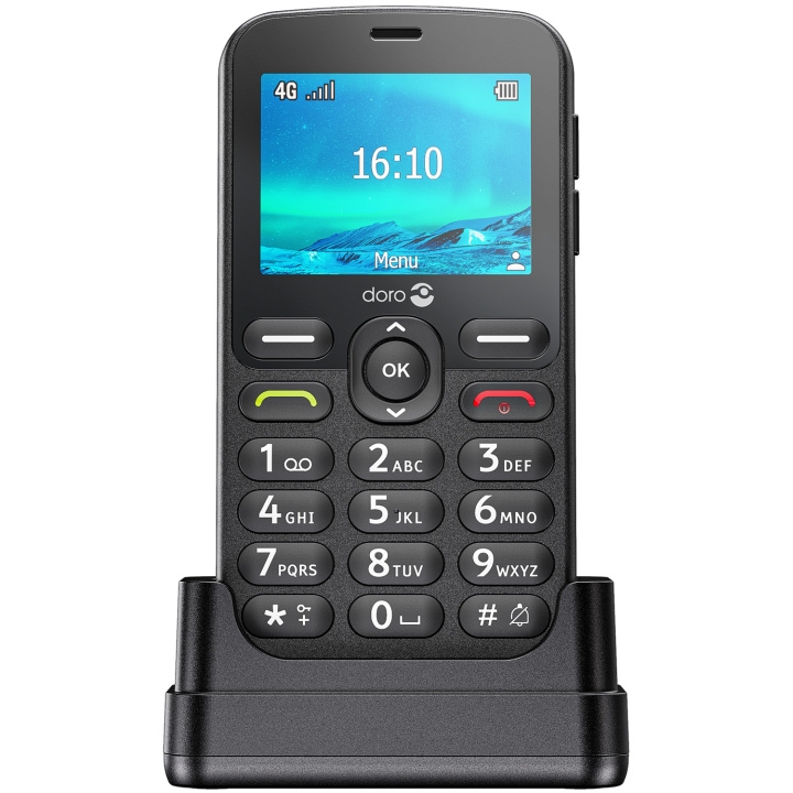 Doro 1881 17MB Sort i gruppen SMARTPHONES & TABLETS / Mobiltelefoner & smartphones hos TP E-commerce Nordic AB (C33727)