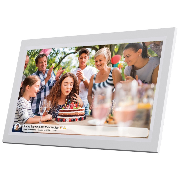 DENVER 15.6” FULL HD digital Wi-Fi photoframe with FRAMEO photo software White i gruppen HJEMMEELEKTRONIK / Lyd & billede / Digitale fotorammer hos TP E-commerce Nordic AB (C33844)