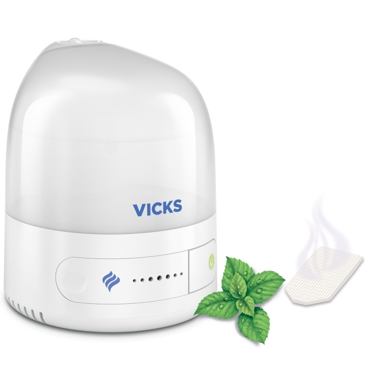 Vicks Luftfuktare Ultrasonic-Cool Mist VUL510E4 i gruppen HJEM, HUS & HAVE / Ventilator & Klima apparater / Luftfriskere hos TP E-commerce Nordic AB (C33891)