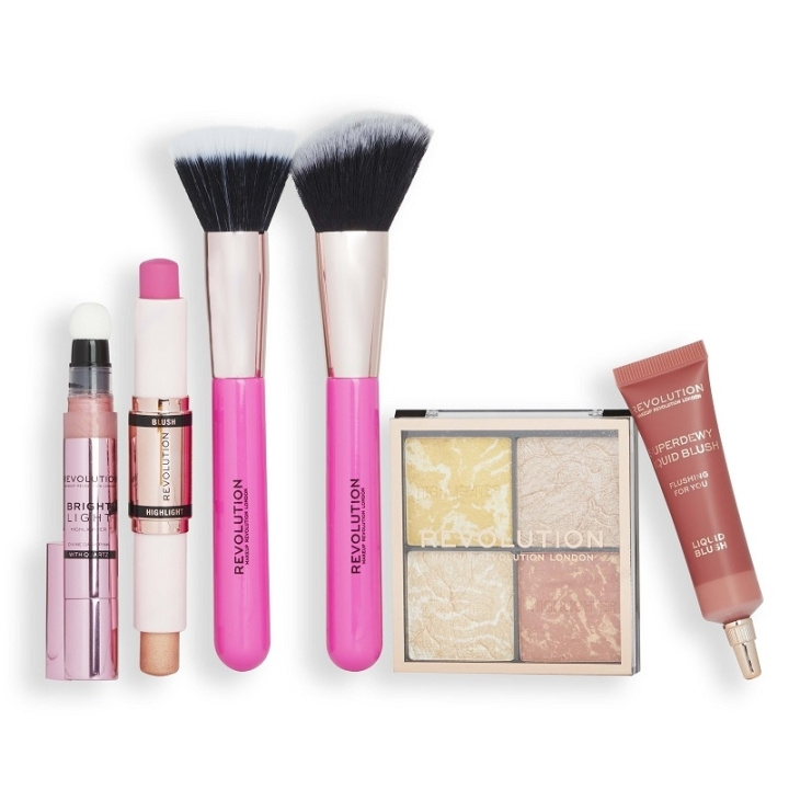 Makeup Revolution Blush & Glow Gift Set i gruppen SKØNHED & HELSE / Gaveæske / Gaveæske til hende hos TP E-commerce Nordic AB (C33939)