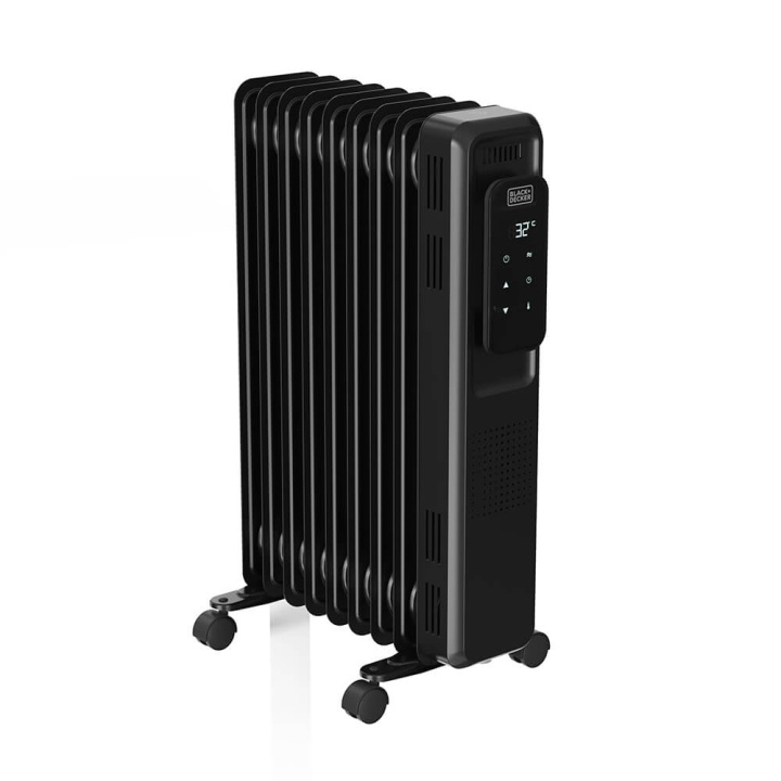 BLACK+DECKER Olieradiator Digital 2000W Sort i gruppen HJEM, HUS & HAVE / Ventilator & Klima apparater / Radiatorer hos TP E-commerce Nordic AB (C34650)