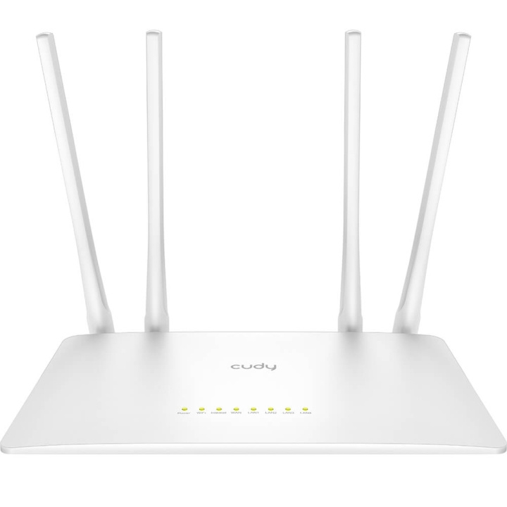 Cudy Wi-Fi Router WR1200 AC1200 i gruppen COMPUTERTILBEHØR / Netværk / Routere hos TP E-commerce Nordic AB (C34662)