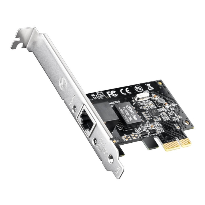 CUDY Adapter PCI-E PE10 Gigabit 1P Low Profile i gruppen COMPUTERTILBEHØR / Netværk / Netværkskort / PCI Express hos TP E-commerce Nordic AB (C34678)
