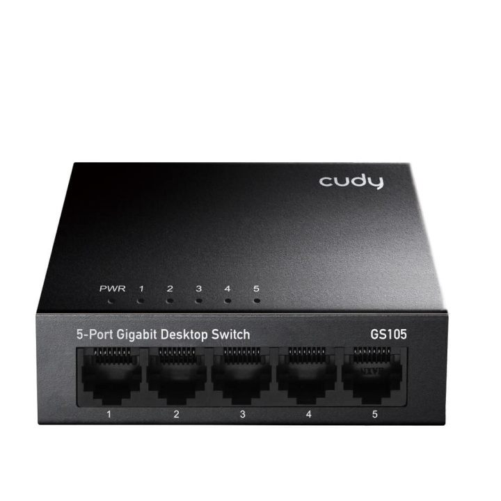 CUDY Switch GS105 5-port Gigabit i gruppen COMPUTERTILBEHØR / Netværk / Switches / 10/100/1000Mbps hos TP E-commerce Nordic AB (C34680)