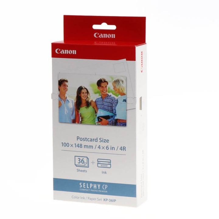 Canon Papper 7737A001 KP-36IP 10x15 + Bläck i gruppen HJEM, HUS & HAVE / Kontorartikler / Papir & Blokke hos TP E-commerce Nordic AB (C34807)