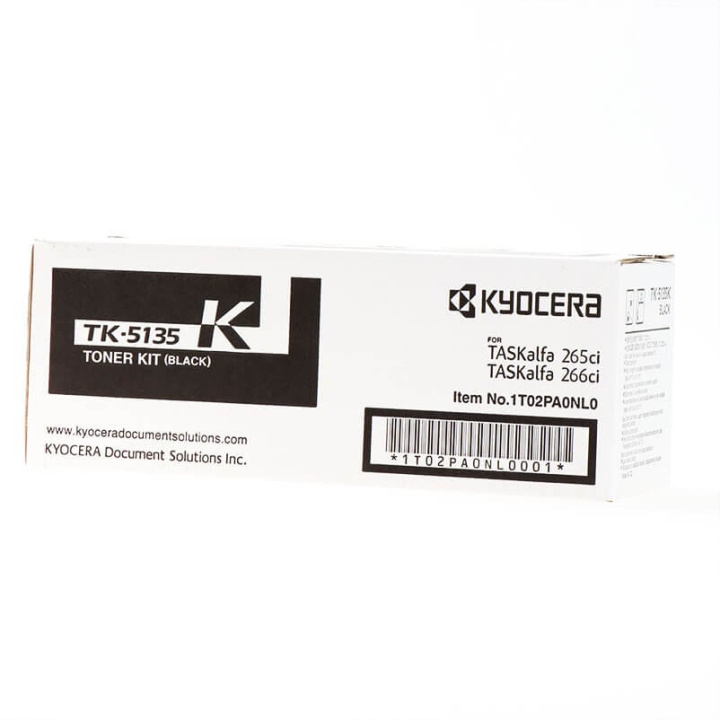 Kyocera Toner 1T02PA0NL0 TK-5135 Svart i gruppen COMPUTERTILBEHØR / Printere og tilbehør / Blæk og toner / Toner / Kyocera hos TP E-commerce Nordic AB (C34878)