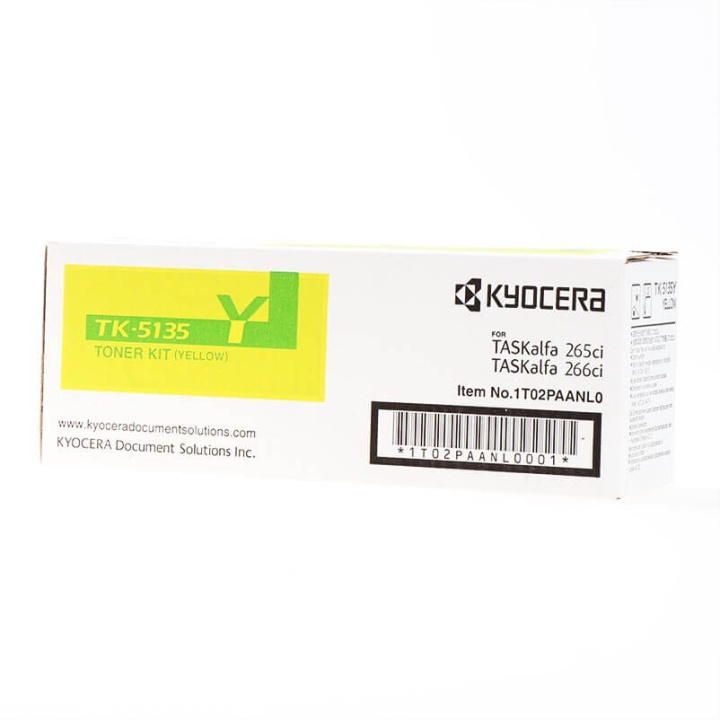 Kyocera Toner 1T02PAANL0 TK-5135 Gul i gruppen COMPUTERTILBEHØR / Printere og tilbehør / Blæk og toner / Toner / Kyocera hos TP E-commerce Nordic AB (C34879)