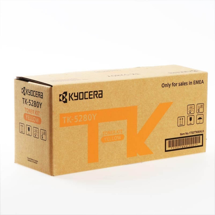 Kyocera Toner 1T02TWANL0 TK-5280 Gul i gruppen COMPUTERTILBEHØR / Printere og tilbehør / Blæk og toner / Toner / Kyocera hos TP E-commerce Nordic AB (C34900)