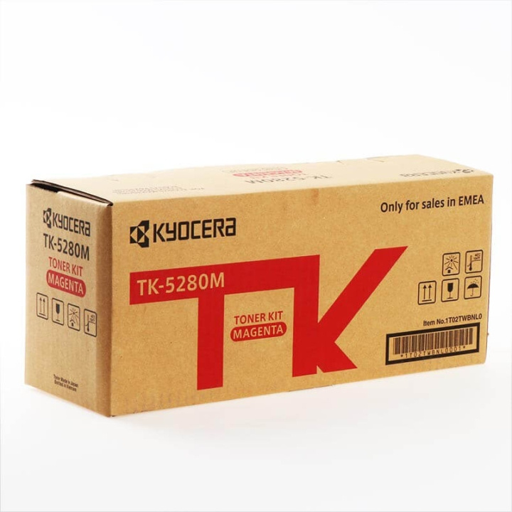 Kyocera Toner 1T02TWBNL0 TK-5280 Magenta i gruppen COMPUTERTILBEHØR / Printere og tilbehør / Blæk og toner / Toner / Kyocera hos TP E-commerce Nordic AB (C34901)