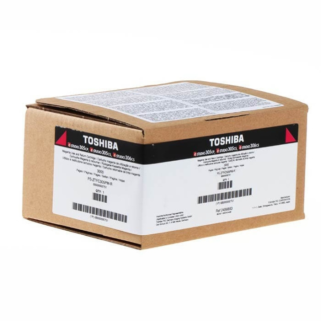 Toshiba Toner 6B000000750 T-305P-R Magenta i gruppen COMPUTERTILBEHØR / Printere og tilbehør / Blæk og toner / Toner / Toshiba hos TP E-commerce Nordic AB (C35057)