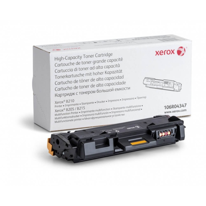 Xerox Toner 106R04347 Svart Hög Kapacitet i gruppen COMPUTERTILBEHØR / Printere og tilbehør / Blæk og toner / Toner / Xerox hos TP E-commerce Nordic AB (C35158)