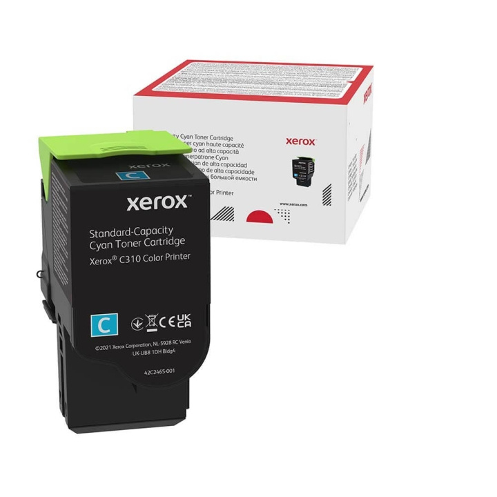 Xerox Toner 006R04357 Cyan i gruppen COMPUTERTILBEHØR / Printere og tilbehør / Blæk og toner / Toner / Xerox hos TP E-commerce Nordic AB (C35178)