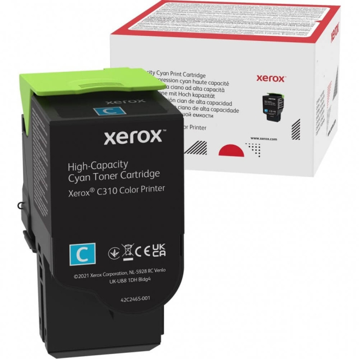 Xerox Toner 006R04365 Cyan Hög Kapacitet i gruppen COMPUTERTILBEHØR / Printere og tilbehør / Blæk og toner / Toner / Xerox hos TP E-commerce Nordic AB (C35183)