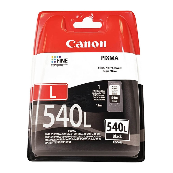 CANON Ink 5224B001 PG-540L Black i gruppen COMPUTERTILBEHØR / Printere og tilbehør / Blæk og toner / Toner / Canon hos TP E-commerce Nordic AB (C35288)