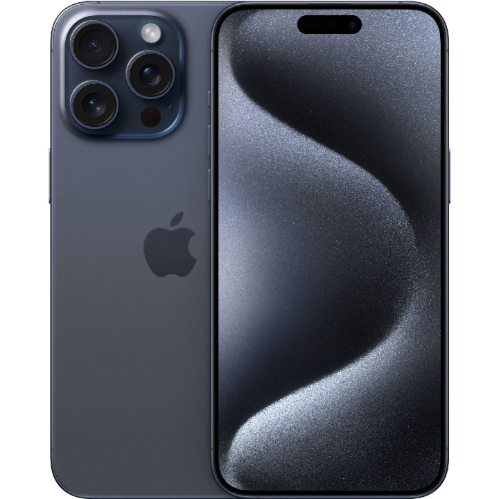 Apple iPhone 15 Pro Max 256GB Blue Titanium i gruppen SMARTPHONES & TABLETS / Mobiltelefoner & smartphones hos TP E-commerce Nordic AB (C35429)
